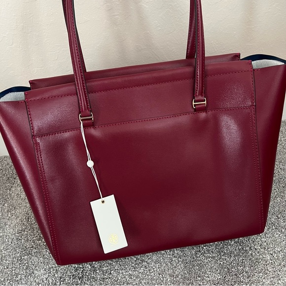 Tory Burch Parker large tote zip top tote NWT leather - Picture 7 of 11
